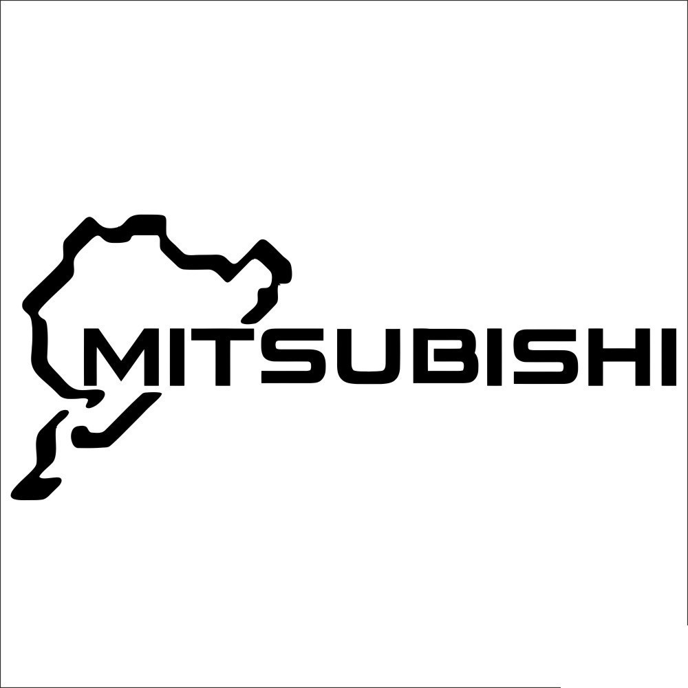 Mitsubishi Nürburgring matrica Mitsubishi matrica Autós