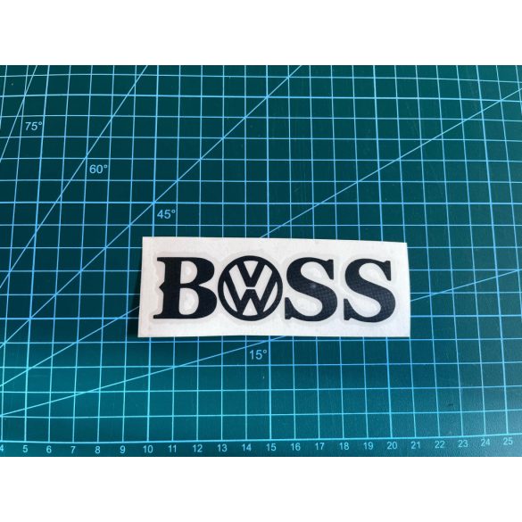 Boss volkswagen autósmatrica (fekete, 10cm)