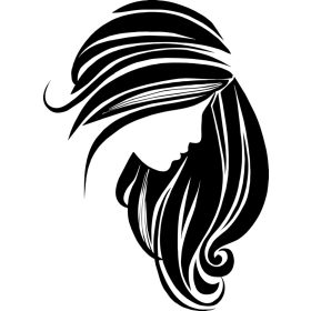 Hajas nő tuning matrica 