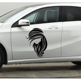 Hajas nő tuning matrica 