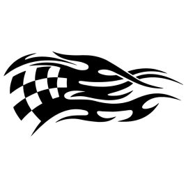 Race verseny tuning matrica 