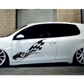 Verseny tuning matrica (30x107 cm)