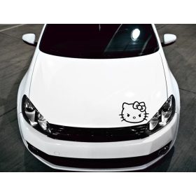 Ideges Hello Kitty tuning matrica (30x40 cm)
