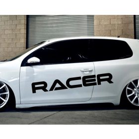 RACER felirat tuning matrica (16x122 cm)
