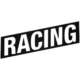 RACING felirat tuning matrica (30x62 cm)