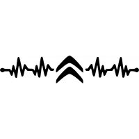 Citroen autó matrica