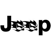 Jeep autó matrica