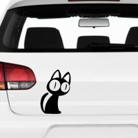 Macska autó matrica