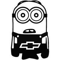 Chevrolet autó matrica