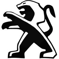 Peugeot autó matrica