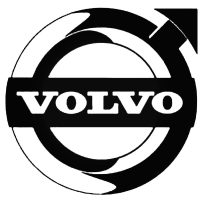 Volvo autó matrica