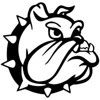 Bulldog autó matrica