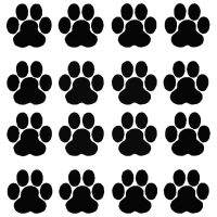 Kutyatappancs autó matrica