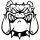Angol bulldog matrica 6