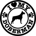 Dobermann matrica 18
