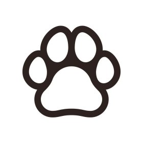 Szimpla kutyatappancs matrica