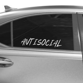 Antisocial Egyedi szélvédő matrica