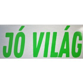 Egyedi szélvédő matrica saját szöveggel