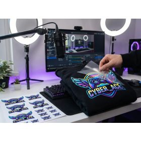   Influencer Merch indító csomag - Egyedi vasalható logó ív