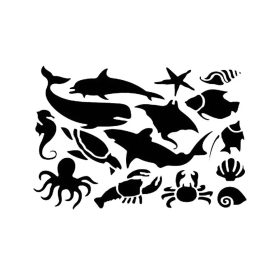Tengeri állatok matrica