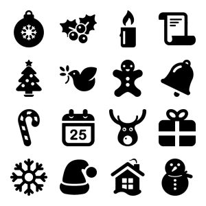 Karácsonyi díszek matrica Karácsonyi díszek matrica