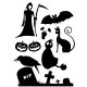 Halloween szett matrica