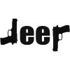 Jeep fegyver matrica