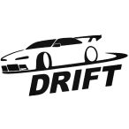 Autó drift - Szélvédő matrica