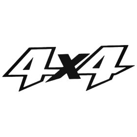 4x4 -Szélvédő matricák