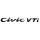 Honda matrica Civic VTI felirat
