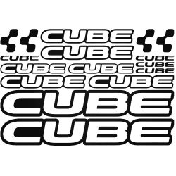 CUBE bicikli matrica szett