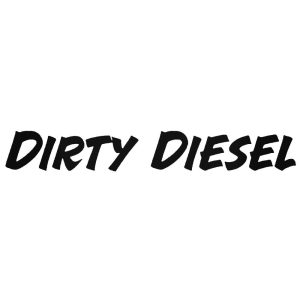 Dirty Diesel felirat - Szélvédő matrica