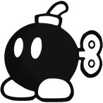 Super Mario Bomba "1" matrica