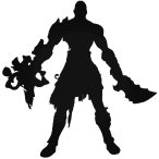 God of War Kratos "2" matrica