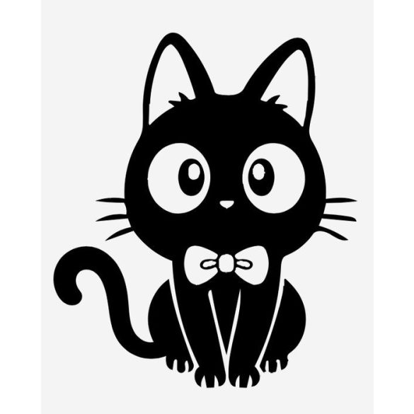 nyakkendős cica matrica