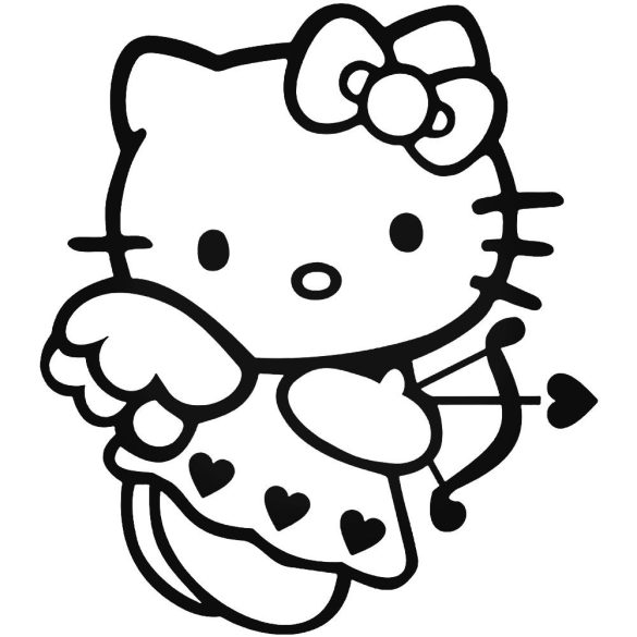 Hello Kitty matrica Cupido