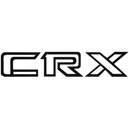 Honda CRX "1" matrica