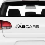 AB Cars - Szélvédő matrica