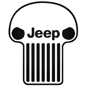 Jeep halálfej matrica