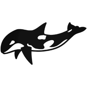 Kardszárnyú delfin 1 matrica