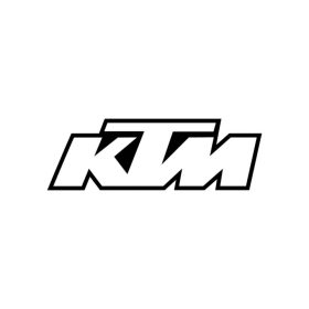 KTM felirat "1" matrica