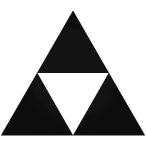 Zelda triforce "1" matrica