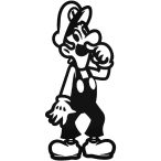 Luigi Super Mario matrica