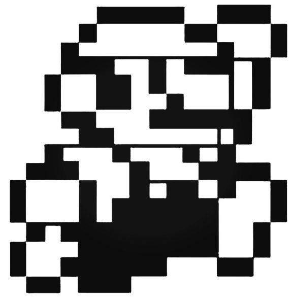 Mario 8-bit bal matrica