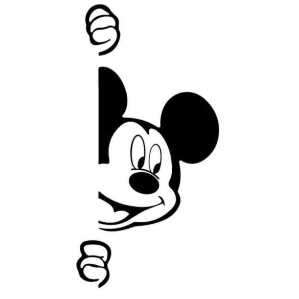 Mickey egér kukucskál Autómatrica