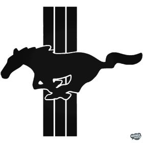 Mustang matrica csíkokkal