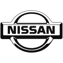 Nissan logó matrica