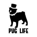 Pug Life matrica
