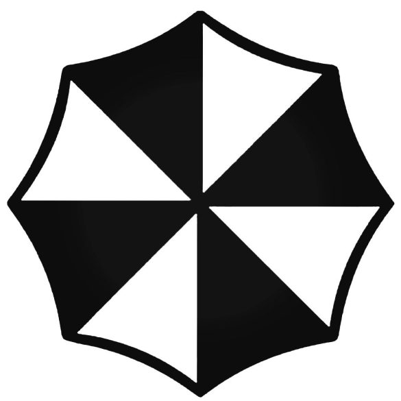 Resident Evil esernyő matrica