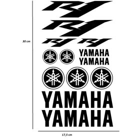 Yamaha R1 szett "2" matrica